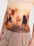 Dickies Top Running Donna DK0A4Z8L Oak Buff - Multicolore