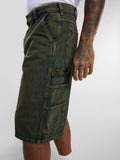 Dickies Bermuda Casual Loose Painter Uomo DK0A4ZAS Green Tone Fade - Denim