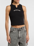 Dickies Top Neck Donna DK0A8677 - Nero