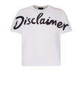 Disclaimer T-shirt Donna DS54908 - Bianco