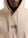 Ea7 Felpa Cappuccio Uomo 8NPM32PJVRZ - Beige