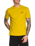 Ea7 T-shirt Uomo 8NPT25PJVPZ Antique Moss - Giallo
