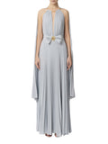 Elisabetta Franchi Vestito Longuette Donna ABR1351E2 Sky Blue - Celeste