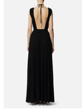 Elisabetta Franchi Vestito Longuette Donna ABR2152E2 - Nero