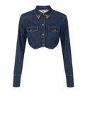 Elisabetta Franchi Camicia Jeans Donna CJ34D51E2 - Denim