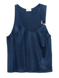 Elisabetta Franchi Top Donna CN00151E2 Oltremare - Blu