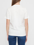 Elisabetta Franchi T-shirt Donna MA00351E2 Gesso - Avorio