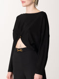 Elisabetta Franchi Top Donna MD00251E2 - Nero