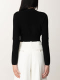 Elisabetta Franchi Cardigan Donna MK53S51E2 - Nero