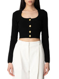 Elisabetta Franchi Cardigan Donna MK53S51E2 - Nero