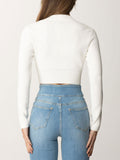 Elisabetta Franchi Cardigan Donna MK53S51E2 - Avorio