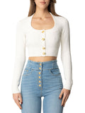 Elisabetta Franchi Cardigan Donna MK53S51E2 - Avorio