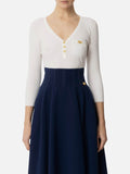Elisabetta Franchi Maglia Donna MK62B51E2 - Avorio