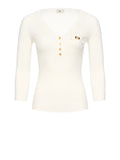 Elisabetta Franchi Maglia Donna MK62B51E2 - Avorio