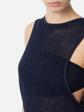 Elisabetta Franchi Top Donna MK67B52E2 Oltremare - Blu