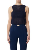 Elisabetta Franchi Top Donna MK67B52E2 Oltremare - Blu