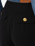 Elisabetta Franchi Pantalone Palazzo Donna PA06451E2 - Nero