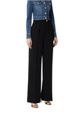 Elisabetta Franchi Pantalone Palazzo Donna PA06451E2 - Nero
