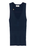 Elisabetta Franchi Top Donna TK35T51E2 Oltremare - Blu