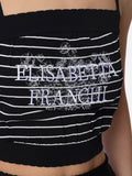 Elisabetta Franchi Top Donna TK45T52E2 - Nero
