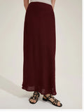 Emme Marella Gonna Longuette Desio Donna 2515101032200 - Bordeaux