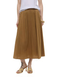 Emme Marella Gonna Longuette Urali Donna 2515101042200 Cammello - Beige
