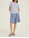 Emme Marella Blusa Maracas Blu Donna 2515111231200 - Bianco