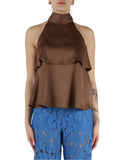 Emme Marella Top Gambo Donna 2515161102200 Fango - Marrone