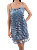Emme Marella Vestito Mini Donna 2515221182200 Azzurro Polvere - Blu
