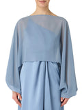 Emme Marella Blusa Bianca Donna 2515731012200 Azzurro Polvere - Blu