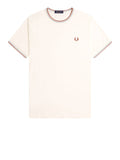 Fred Perry T-shirt Twin Tipped Uomo M1588 Lecr/slvrbl/cnmn - Avorio