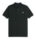 Fred Perry Polo Uomo M6000 Nightgreen/snwht - Verde