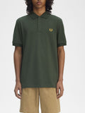 Fred Perry Polo Uomo M6000 Crt Grn/hnycmb - Verde