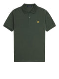 Fred Perry Polo Uomo M6000 Crt Grn/hnycmb - Verde