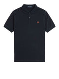 Fred Perry Polo Uomo M6000 Navy/cinnamon - Blu