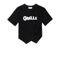 Gaelle T-shirt Assimetrica Donna GAABW04303 - Nero