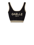 Gaelle Top Crop Donna GAABW05401 - Nero
