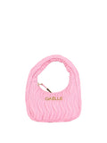 Gaelle Borsa a Mano Mini Hobo Plisse Donna GAACW02175 - Rosa
