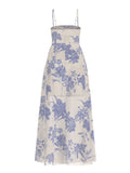 Guess Vestito Longuette Ellie Donna W5GK0LWCWF2 Dreaming Lilies Prin - Viola