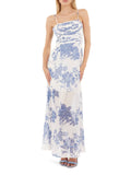 Guess Vestito Longuette Ellie Donna W5GK0LWCWF2 Dreaming Lilies Prin - Viola