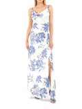 Guess Vestito Longuette Adle Lace Donna W5GK10WF1T2 Dreaming Lilies Prin - Viola
