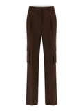 Guess Pantalone Cargo Matea Perfect Donna W5RB41WGX02 Regal Brown Multi - Marrone