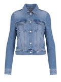 Guess Giubbino di Jeans Delya Trucker Donna W5RN01D5L71 - Denim