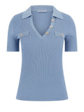Guess Polo Paula Donna W5RR25Z2U00 Coronado Blue - Celeste