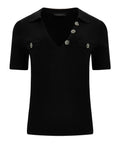 Guess Polo Paula Donna W5RR25Z2U00 Jet Black A996 - Nero