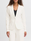 Ichi Blazer Donna 20101801 Cloud Dancer - Bianco
