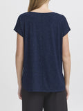 Ichi T-shirt Donna 20121349 Total Eclipse - Blu