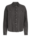 Ichi Camicia Jeans Donna 20122389 Washed Black - Nero