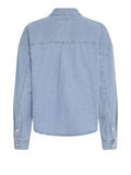 Ichi Camicia Jeans Donna 20122389 Light Blue Washed - Denim