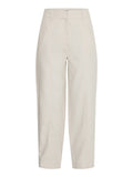 Ichi Pantalone Chino Donna 20122427 Birch Melange - Bianco